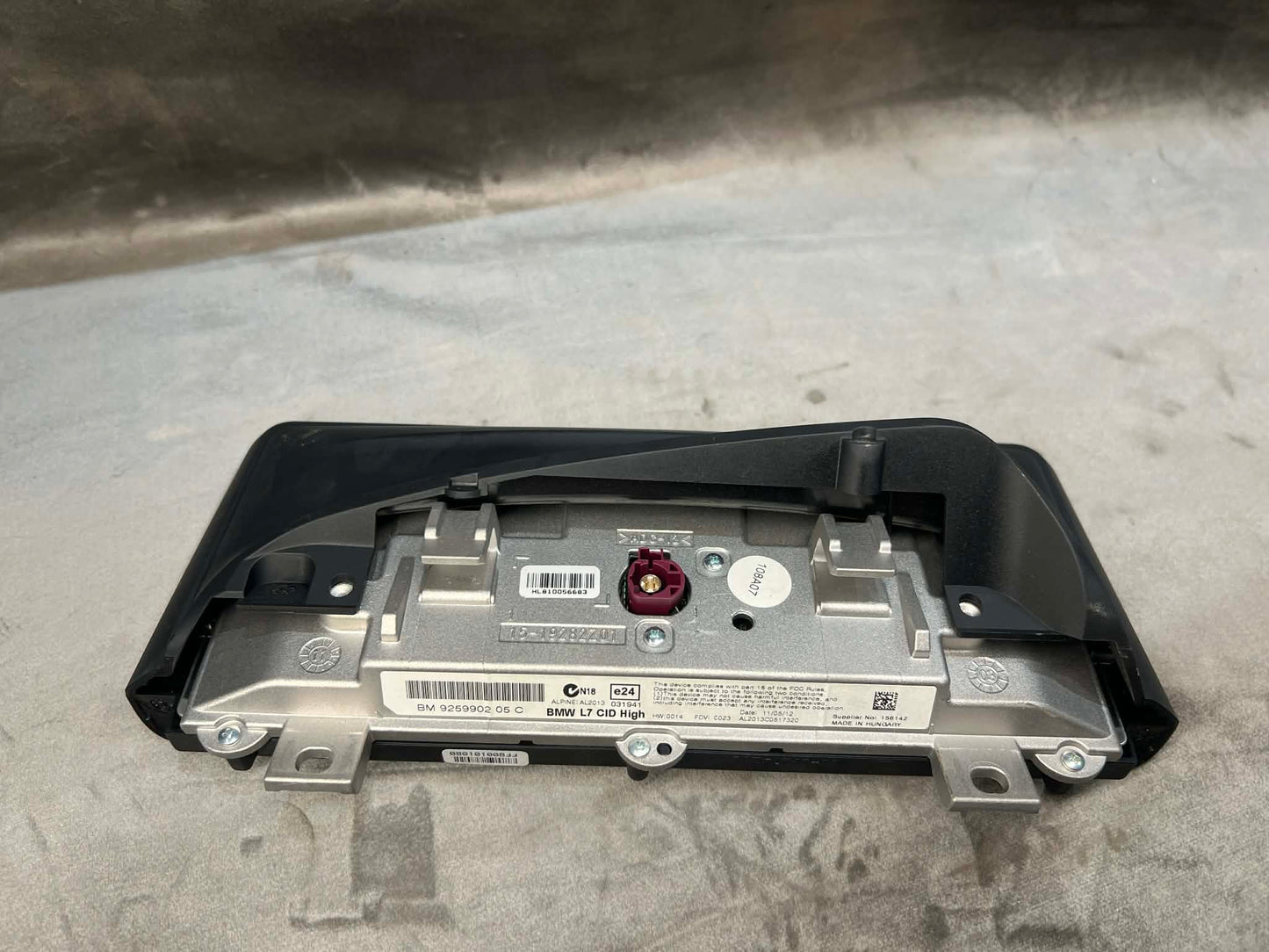 BMW 1 2 SERIES F20 F21 F22 DISPLAY SCREEN 9259902