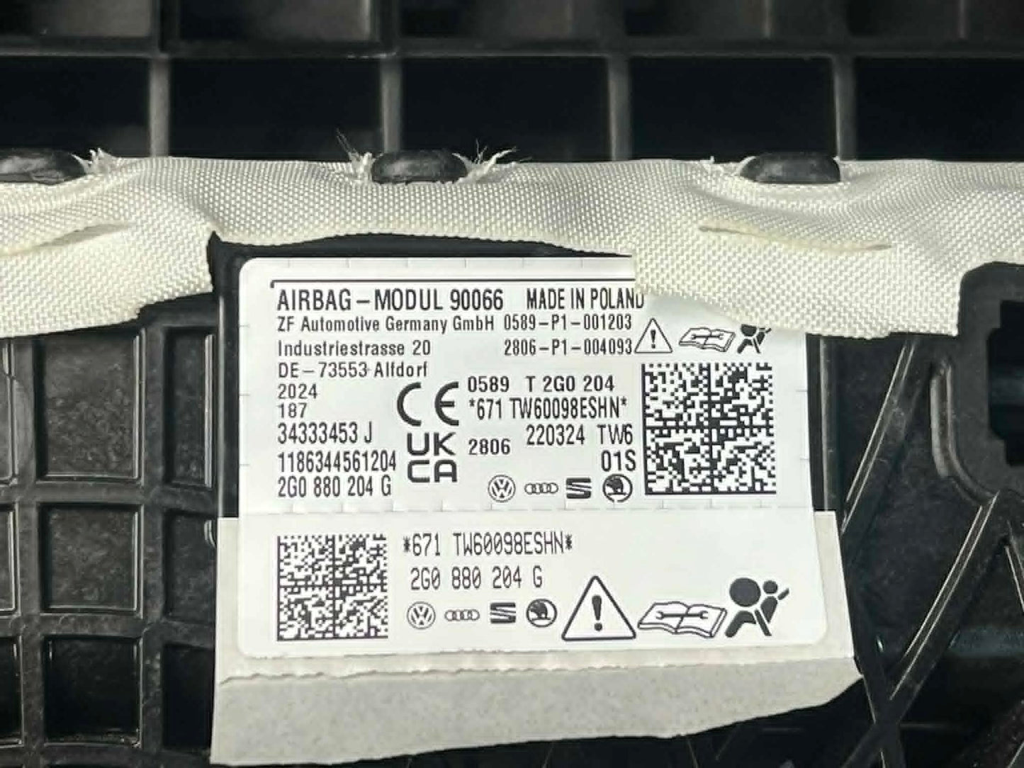 polo dash /airbag