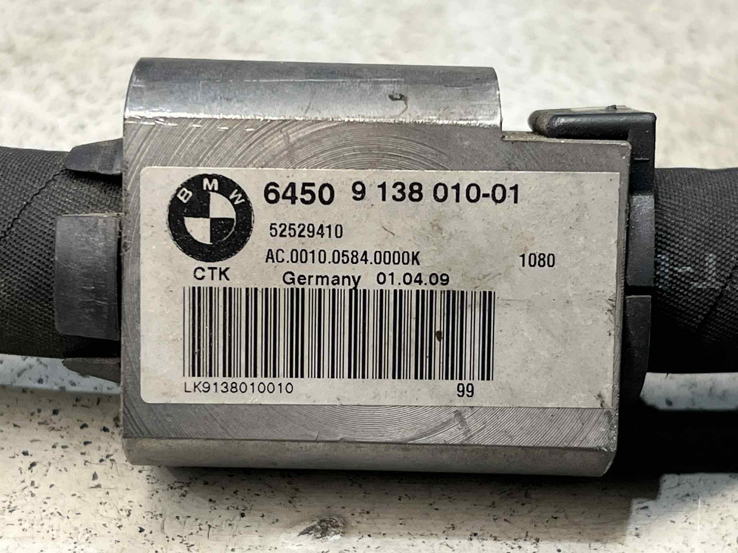 BMW 1 3 SERIES N54 AIR CONDITIONING HOSE 9138010