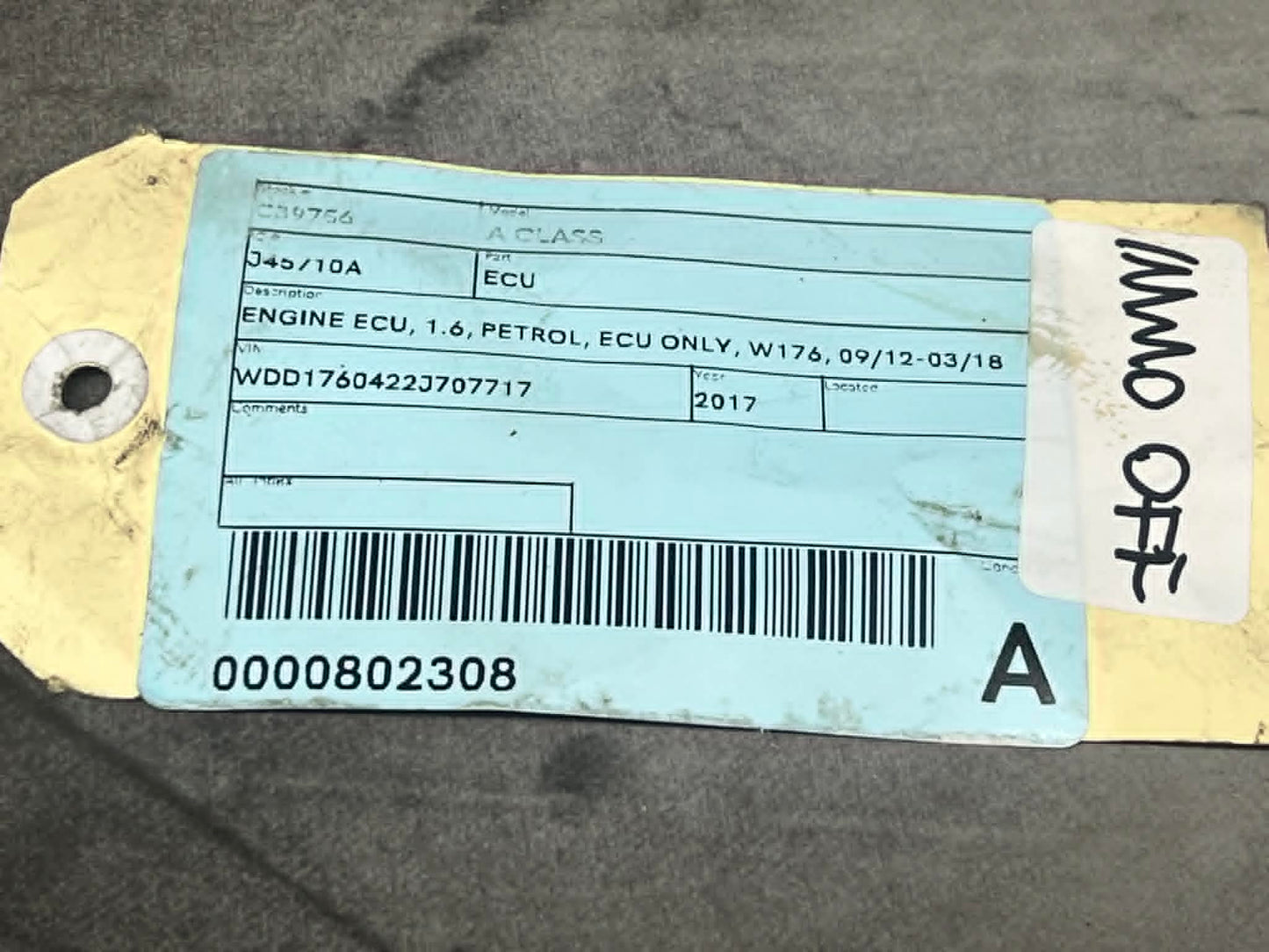 A2709002100 IMMO OFF