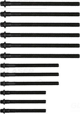 GENUINE BMW CYLINDER HEAD BOLT SET N42, N46, N46N TORX M9/M10 11127578077