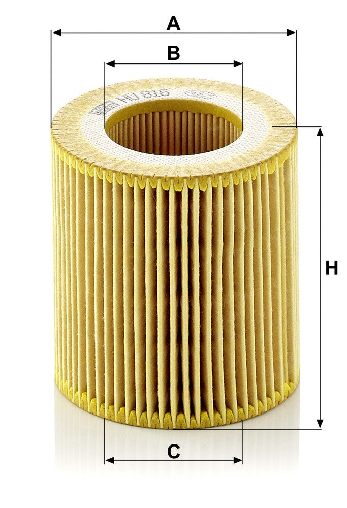 MANN HU816Z BMW MINI N20 OIL FILTER 11427953125