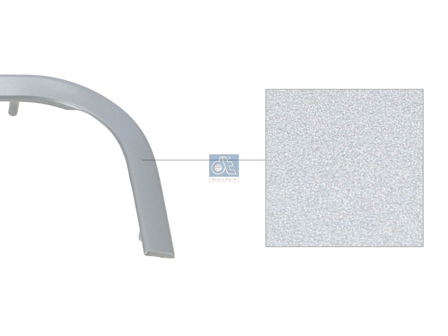 Volvo FH Front Fairing Cover Moulding, Left (OEM 8144526) — view 2
