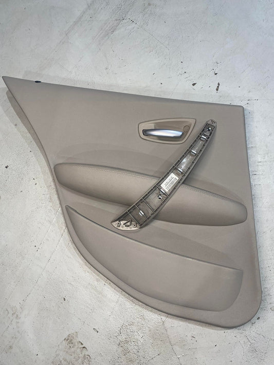 BMW 1 SERIES E87 PRE LCI REAR LEFT DOOR CARD BEIGE