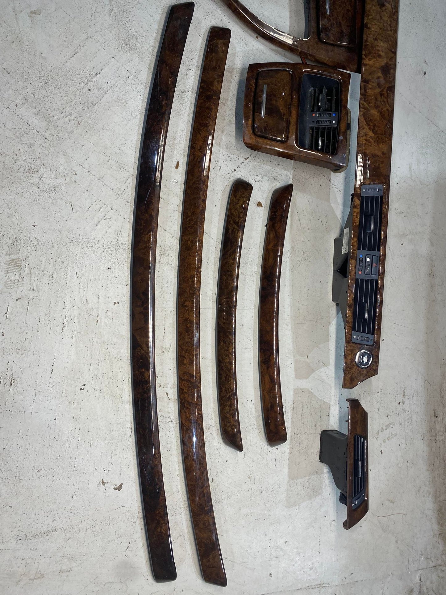 BMW 3 SERIES E92 E93 WALNUT WOODGRAIN TRIM SET