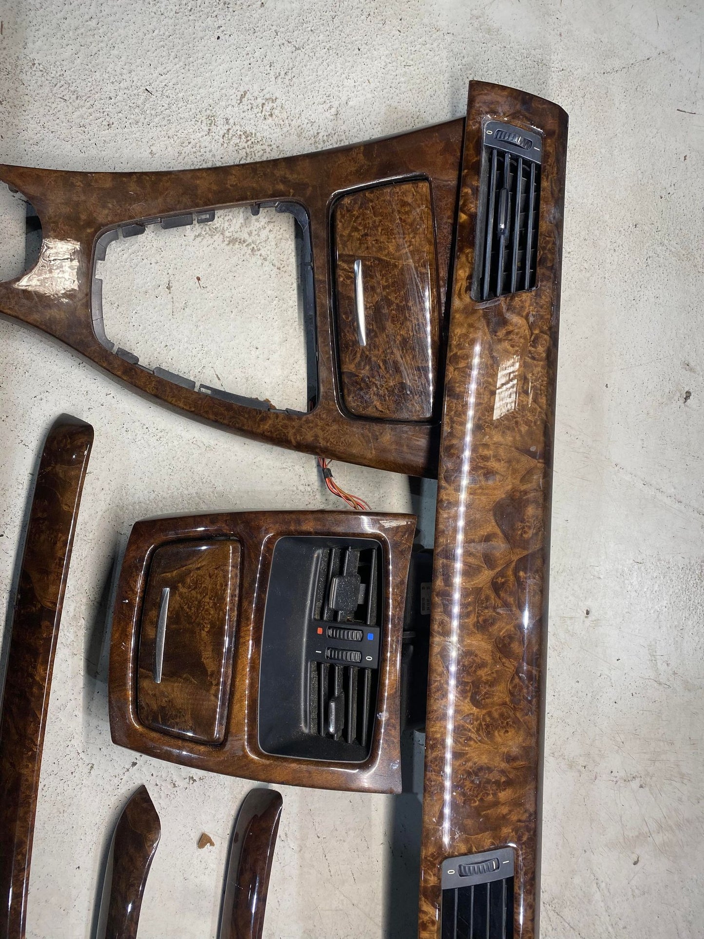 BMW 3 SERIES E92 E93 WALNUT WOODGRAIN TRIM SET