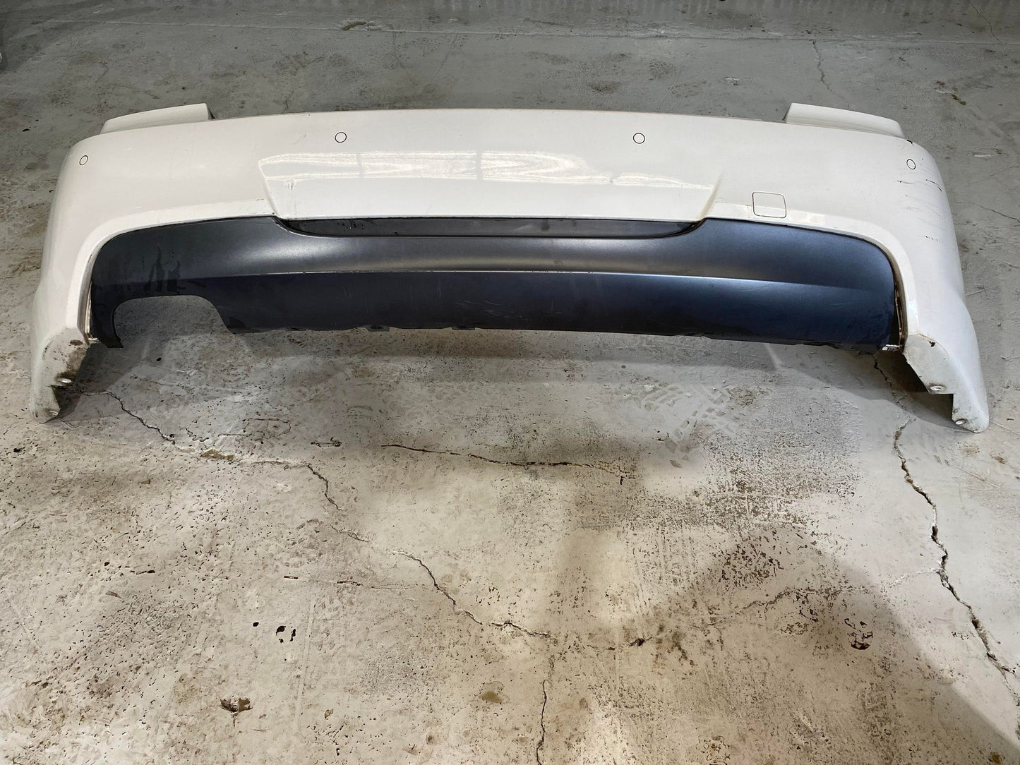 BMW 3 SERIES E90 REAR M-SPORT BUMPER WHITE 7906500 15657711