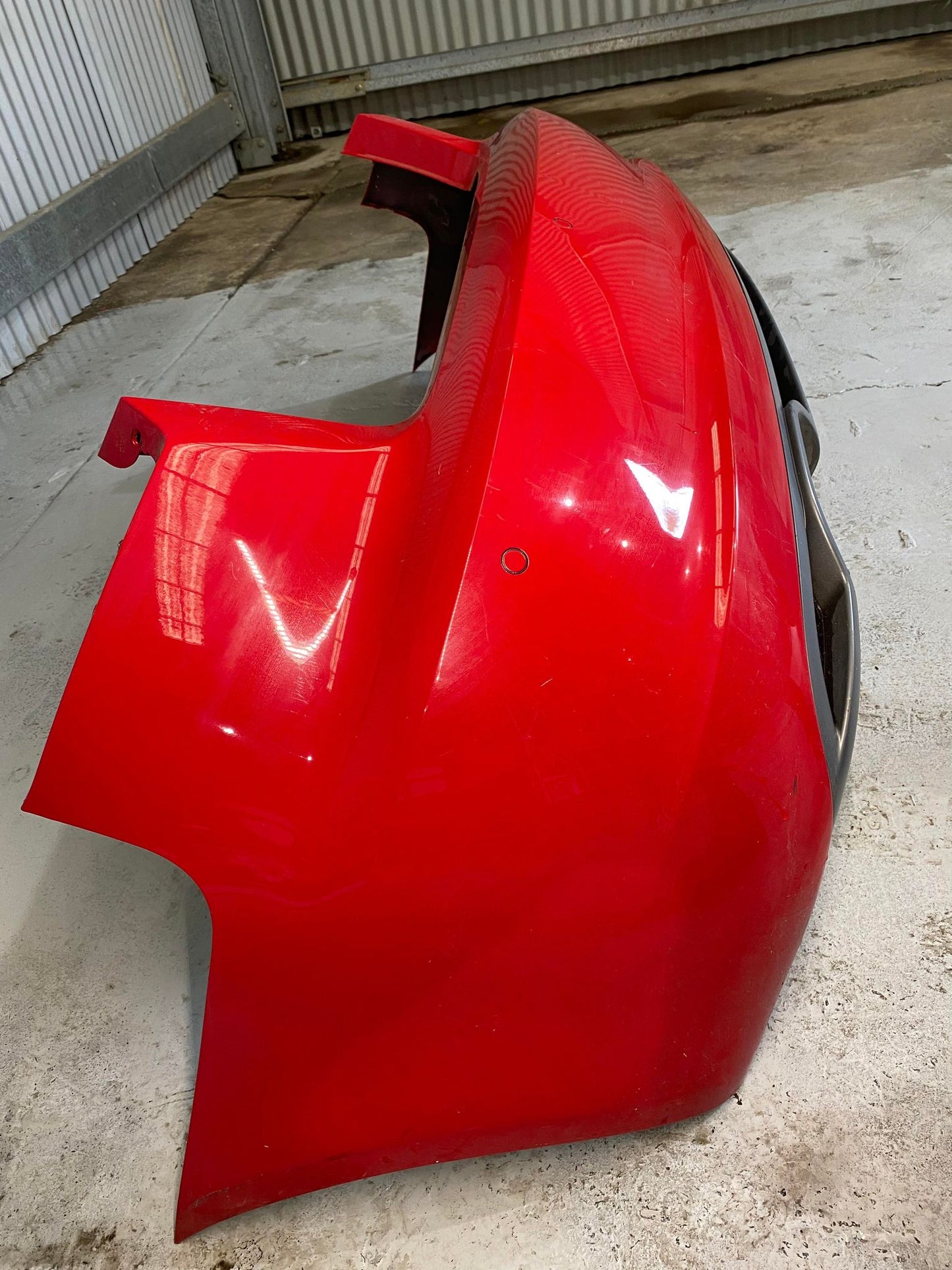 AUDI A3 8P 5DR REAR S-LINE BUMPER RED 8P4807511