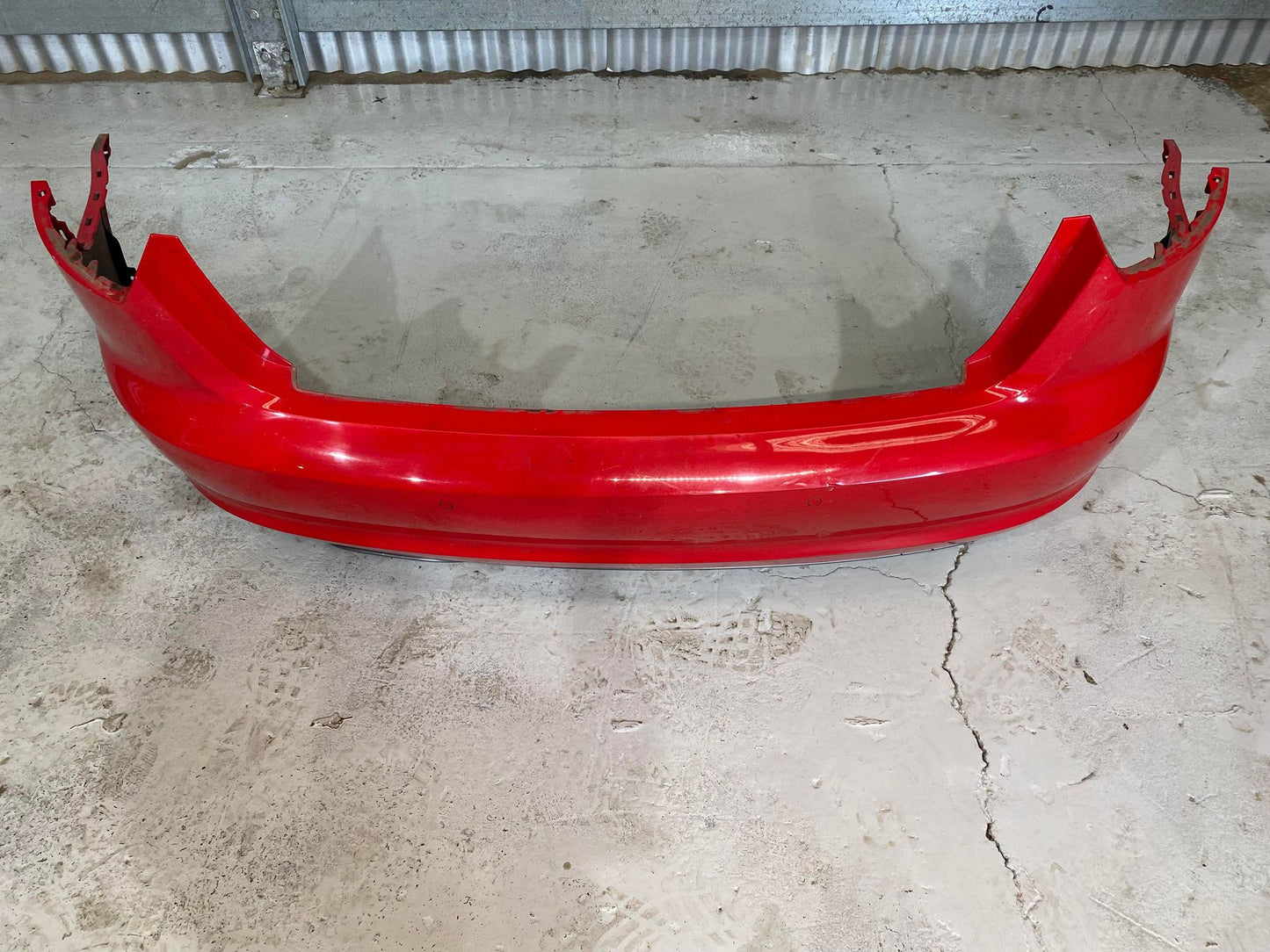 AUDI A3 8P 5DR REAR S-LINE BUMPER RED 8P4807511