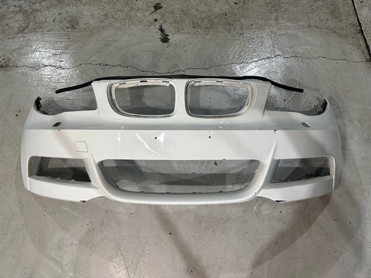 BMW 1 SERIES E82 E87 E88 M-SPORT FRONT BUMPER 8052108 ALPINWEISS 3 (300)