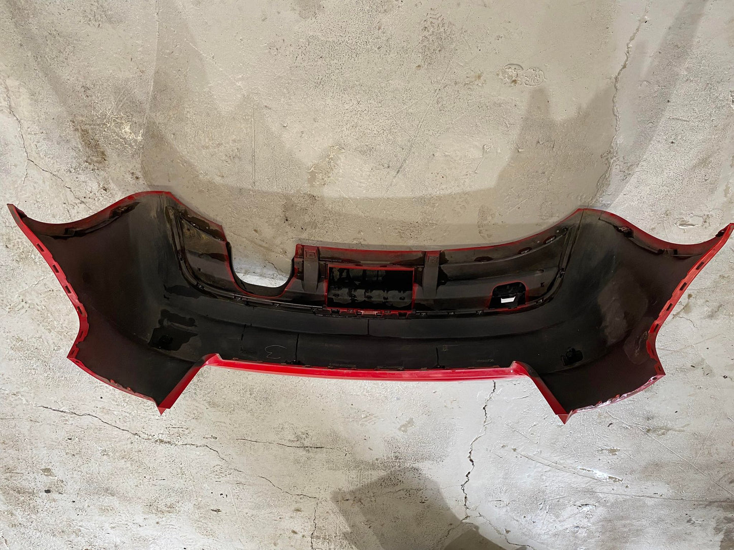 AUDI A3 8P 5DR REAR S-LINE BUMPER RED 8P4807511