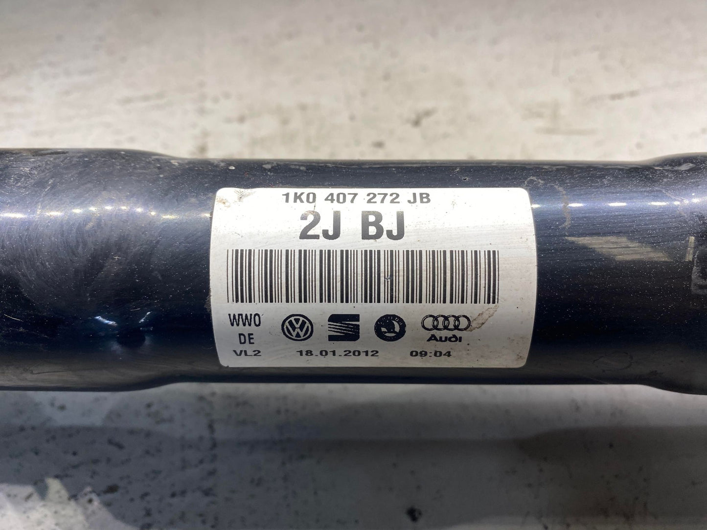 AUDI VW GOLF CADDY A3 PASSAT RHS RIGHT DRIVERS DRIVE SHAFT 1K0407272
