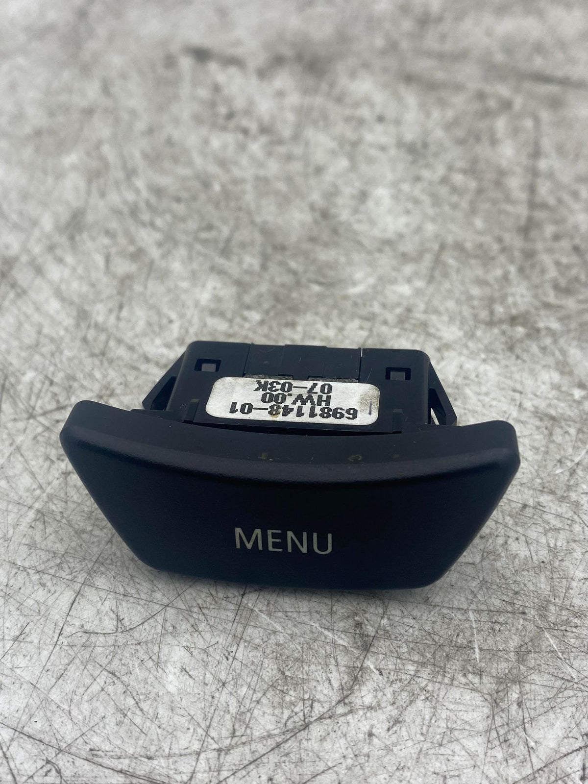 BMW 5 SERIES E60 MENU SWITCH BUTTON 6981148