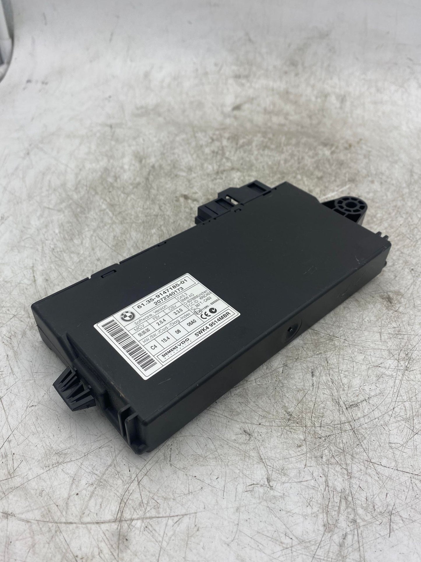 BMW 1 3 5 X SERIES N52N MSV80 DME CAS KEY SET 7583468