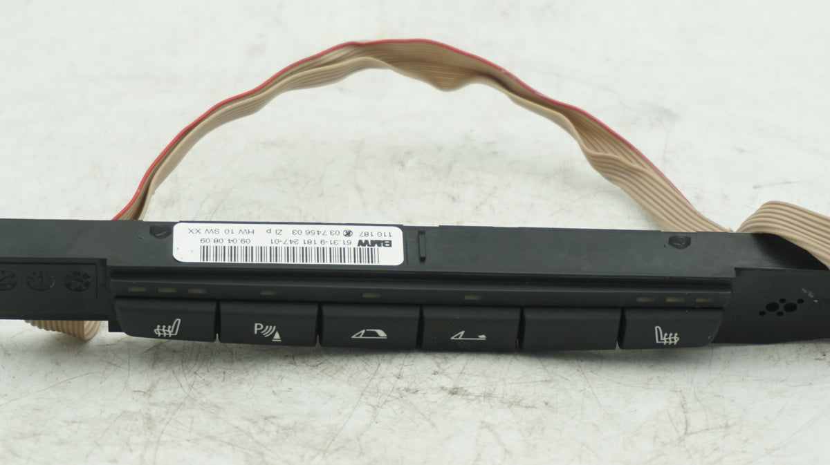 BMW 1 SERIES E88 CONVERTIBLE SWITCH CONTROL PANEL 9181247 - LRI Autoparts