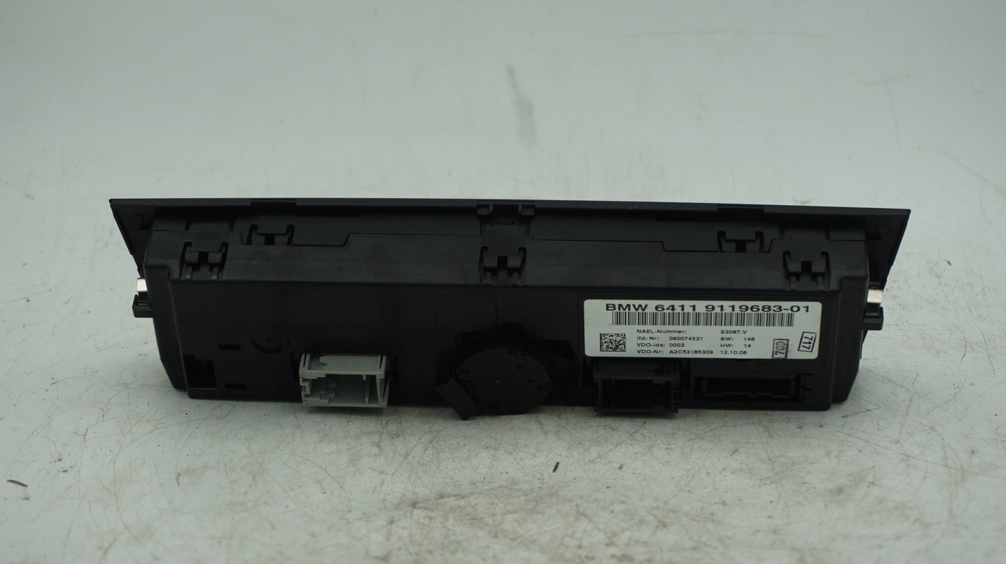 BMW 1 3 SERIES AC HEATER CLIMATE CONTROL 9119683