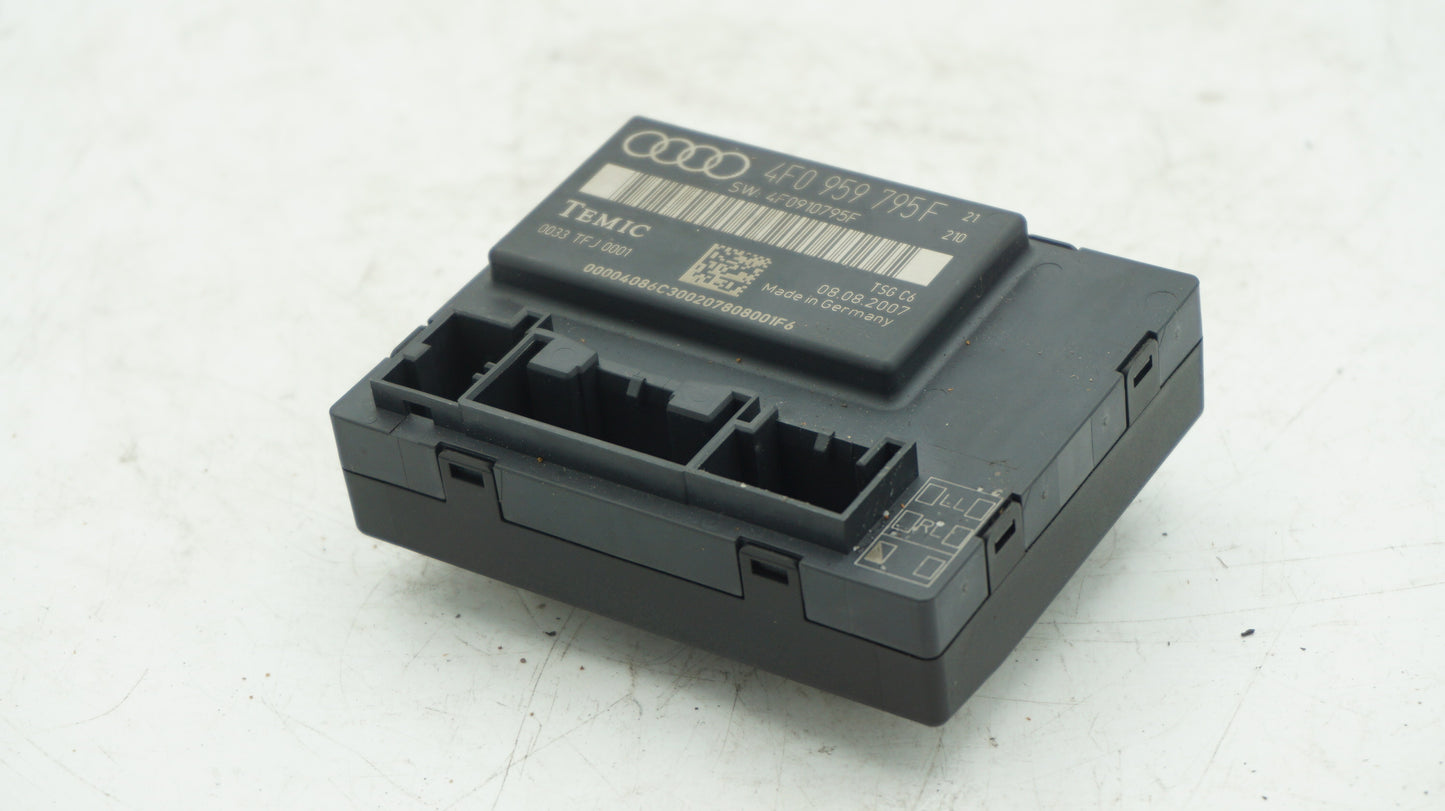 AUDI A6 LHS LEFT REAR DOOR CONTROL MODULE 4F0959795F