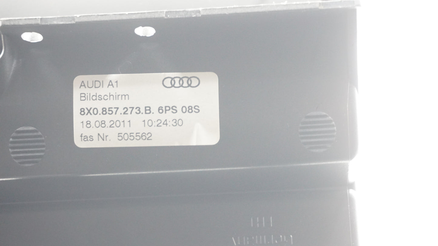 AUDI A1 8X MMI MONITOR DISPLAY SCREEN 8X0857723