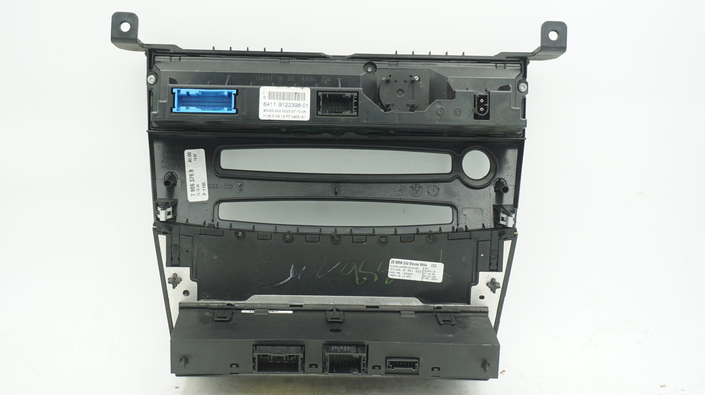 BMW 5 SEREIS AIR CONDITIONING CONTROL UNIT 9122398