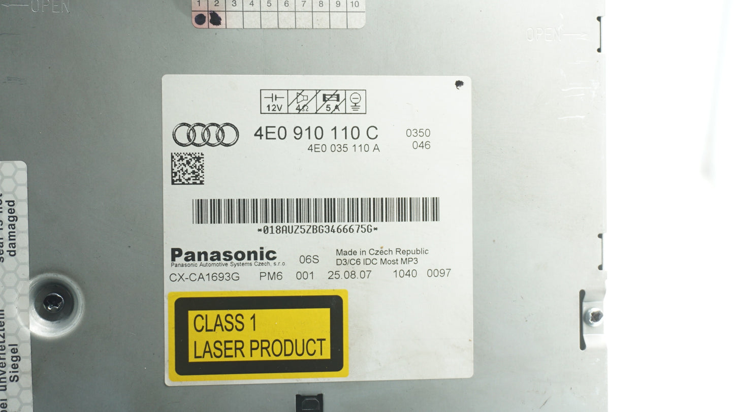 AUDI A6 A8 CD CHANGER 4E0910110C