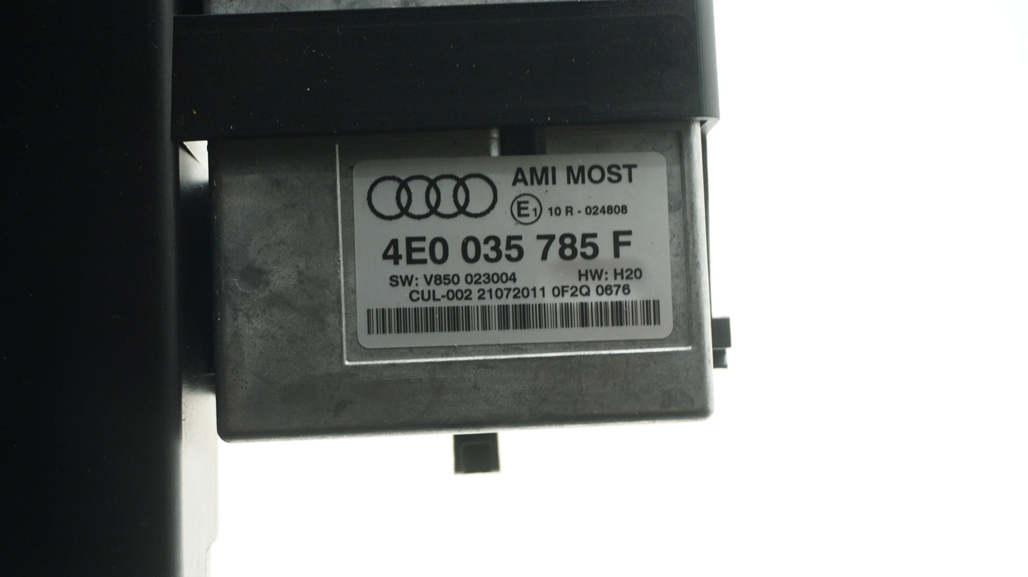 AUDI  A4 A5 A6 Q7 S5 AMI INTERFACE CONTROL MODULE 4E0035785F