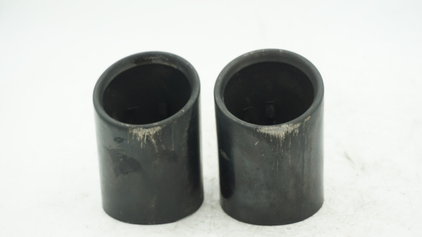 BMW E82 E84 E88 BLACK CROME EXHAUST TIPS 7559999