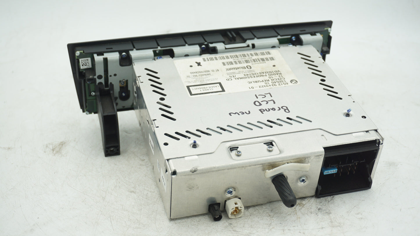 REFURBISHED BMW 1 3 SERIES PROFESSIONAL CD73 RADIO HEAD UNIT 9243922