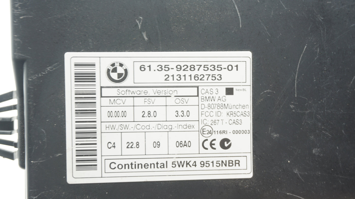 BMW 1 3 5 SERIES CAS 3 MODULE  9287535