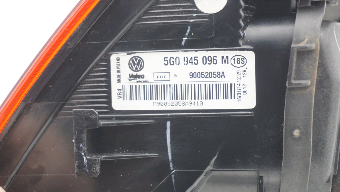 VW GOLF MK7 REAR RIGHT TAIL LIGHT 5G0945096