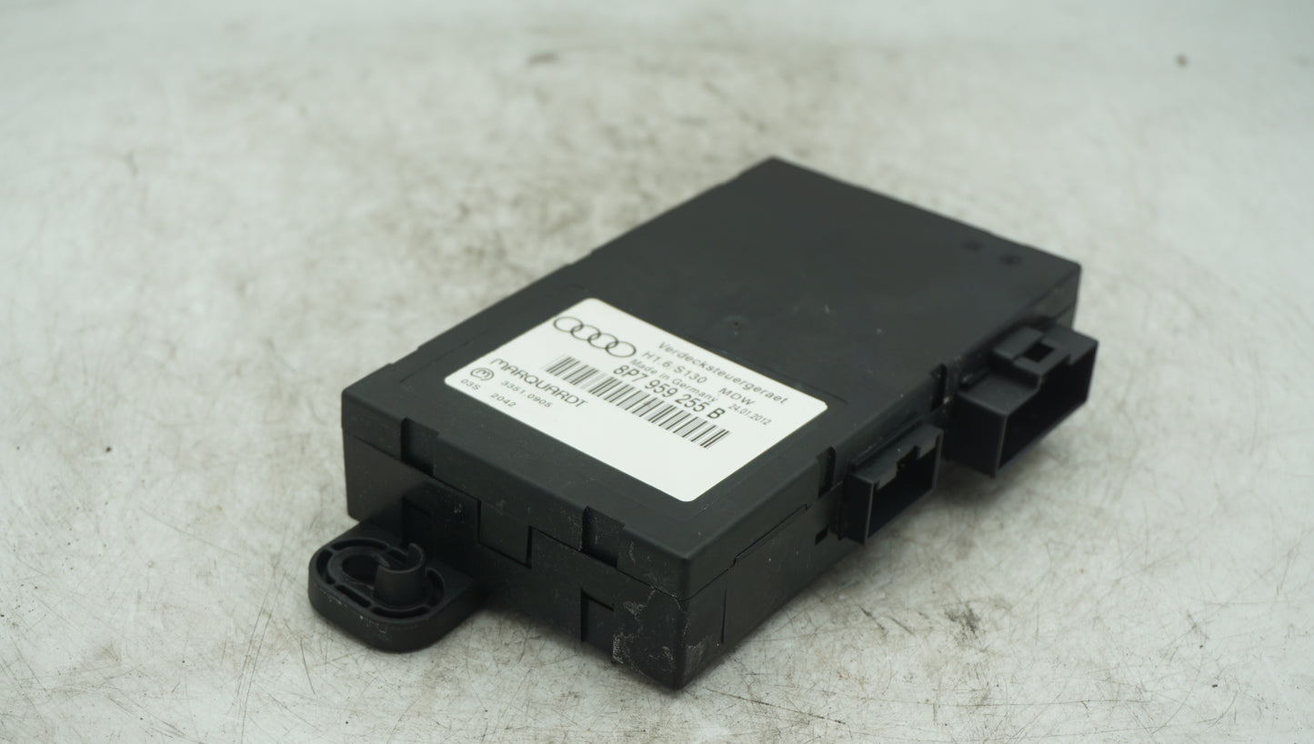 AUDI A3 8P CONVERTIBLE ROOF CONTROL MODULE UNIT 8P7959255