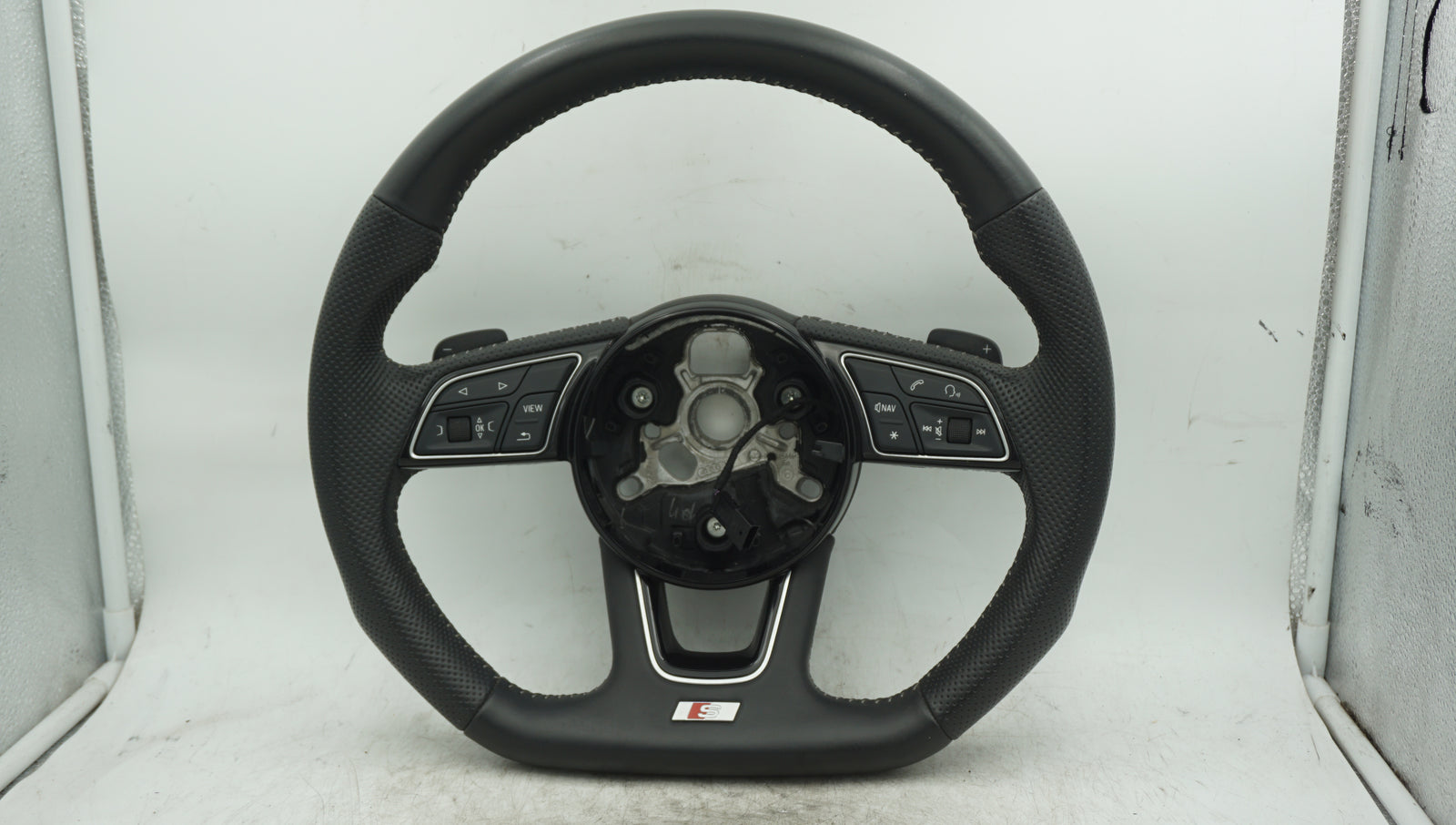 AUDI A4 S4 A5 S5 S-LINE LEATHER STEERING WHEEL 8W0419091 - LRI Autoparts