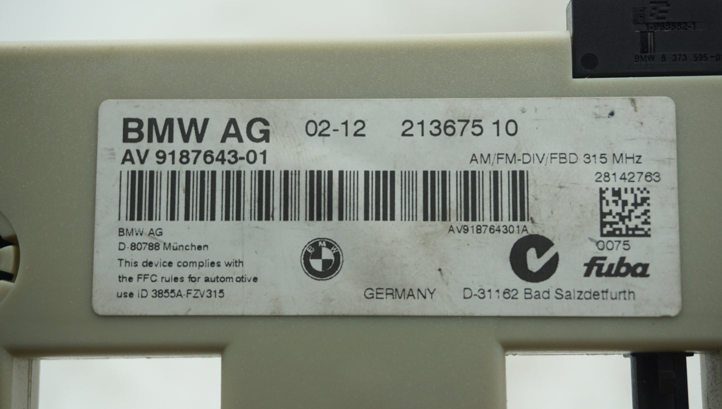 BMW 1 3 SERIES DIVERSITY MODULE 9187643