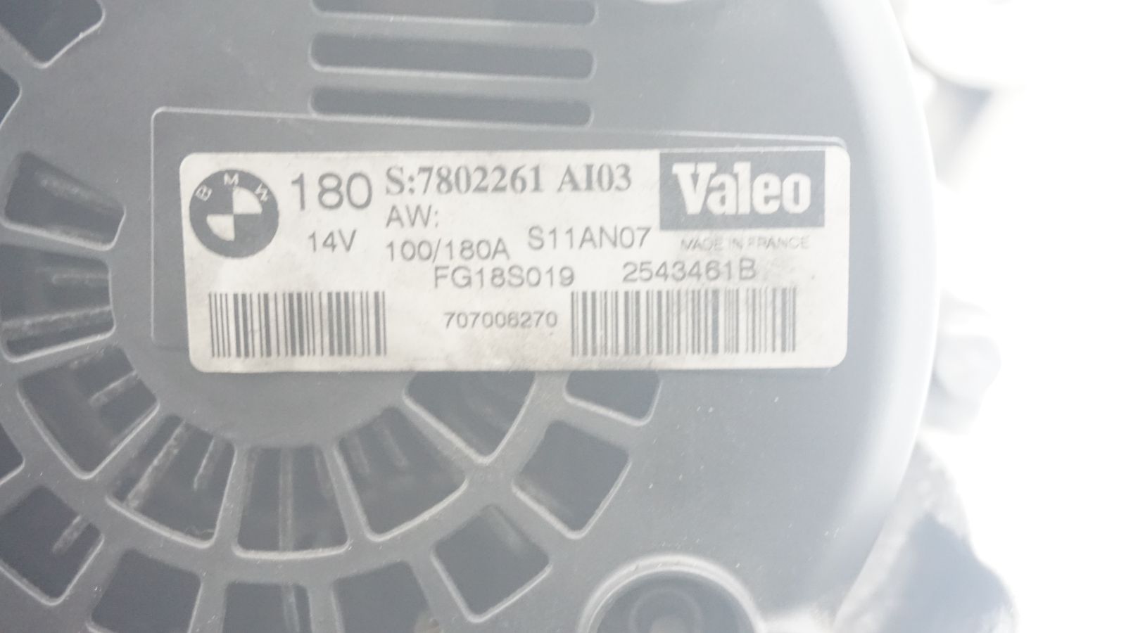 BMW 1 3 5 X SERIES N47 2.0L DIESEL ALTERNATOR 7802261