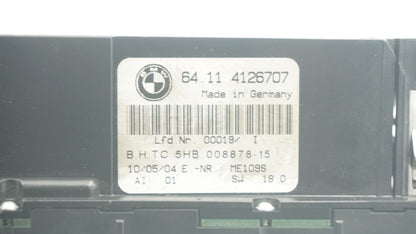 BMW E46 A/C CLIMATE HEATER CONTROL 4126707