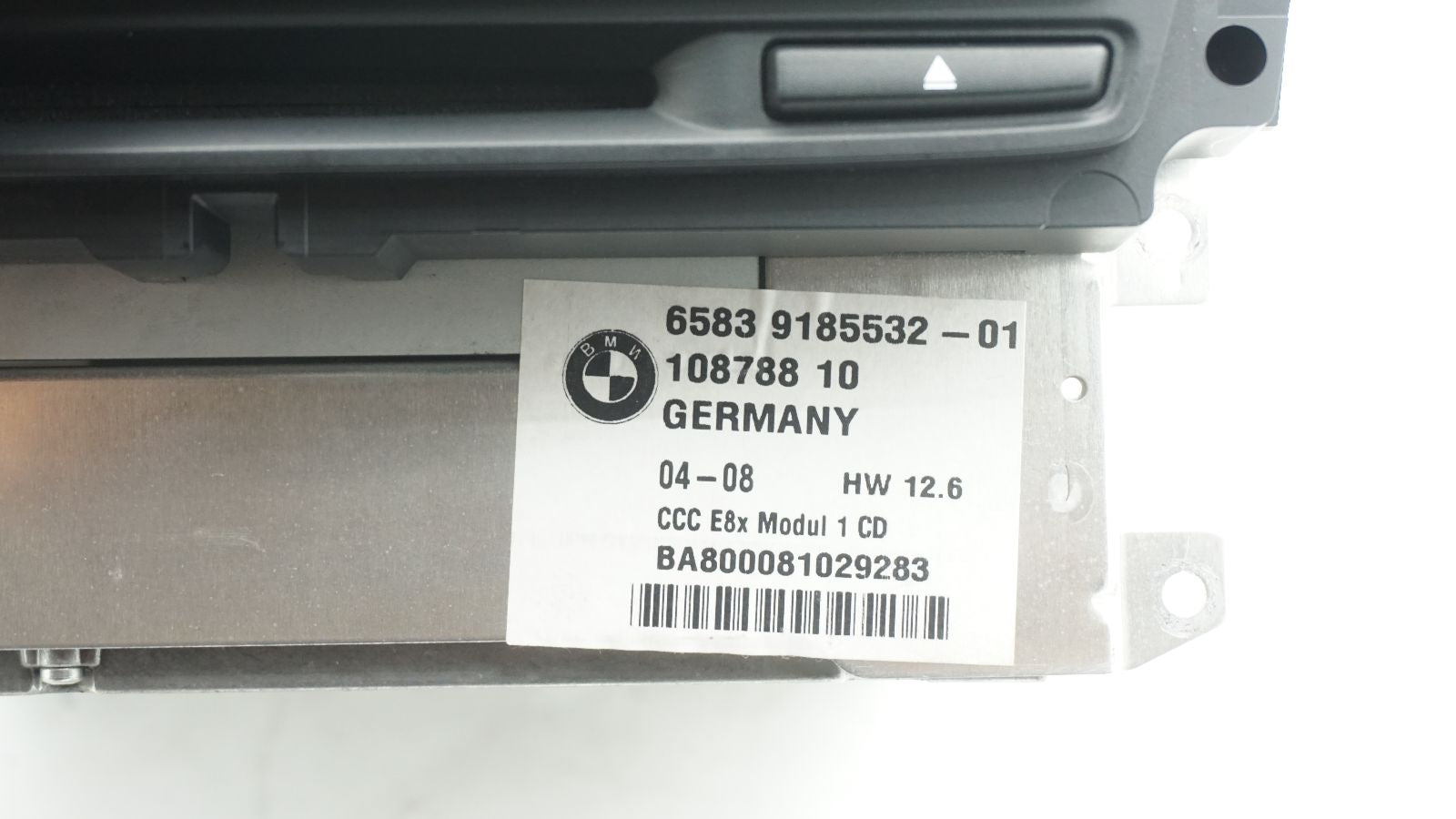 BMW 1 SERIES CCC PROFESSIONAL NAVIGATION SYSTEM CONTROLLER 9185532