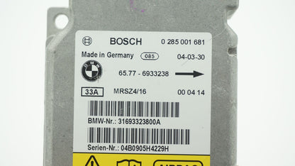 BMW E46 CONTROL UNIT AIRBAG ECU NO CRASH DATA 6933238