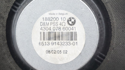 BMW E82 E87 E88 E90 E91 E92 LEFT PASSENGER UNDER SEAT SUBWOOFER 9143233