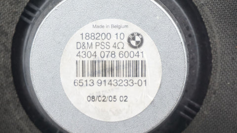 BMW E82 E87 E88 E90 E91 E92 LEFT PASSENGER UNDER SEAT SUBWOOFER 9143233