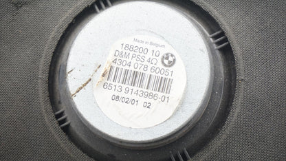 BMW E82 E87 E88 E90 E91 E92 LEFT PASSENGER UNDER SEAT SUBWOOFER 9143986