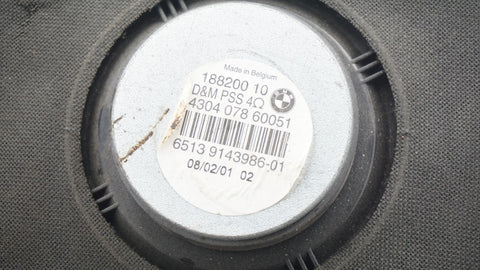 BMW E82 E87 E88 E90 E91 E92 LEFT PASSENGER UNDER SEAT SUBWOOFER 9143986