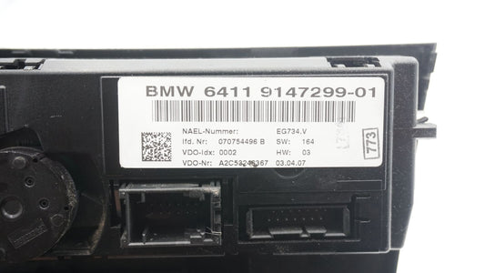 BMW 1 3 SERIES AC HEATER CLIMATE CONTROL 9147299