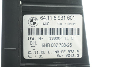 BMW E46 A/C HEATER CLIMATE CONTROLS 6931601