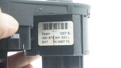 AUDI A3 8P HEADLIGHT SWITCH 8P2941531L