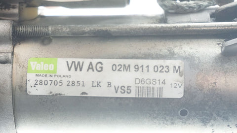 VW AUDI MK5 MK6 GOLF A3 2.0T 1.8T STARTER MOTOR 02M911023M