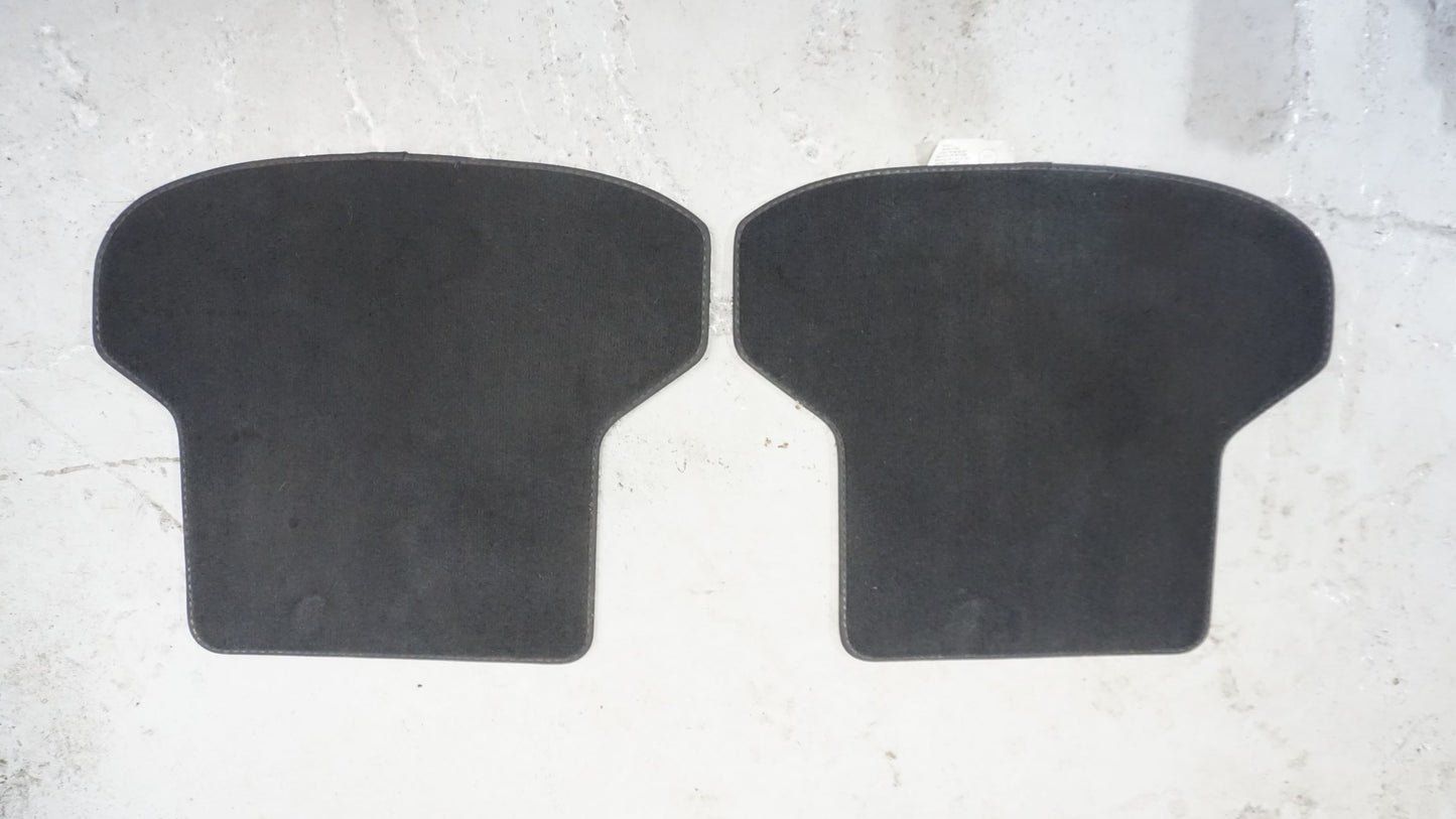 AUDI A3 8P CABRIOLET REAR FLOOR MATS BLACK