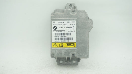 BMW 1 3 X1 SERIES E81 E87 E90 E91 CONTROL UNIT AIRBAG ECU NO CRASH DATA 9248298