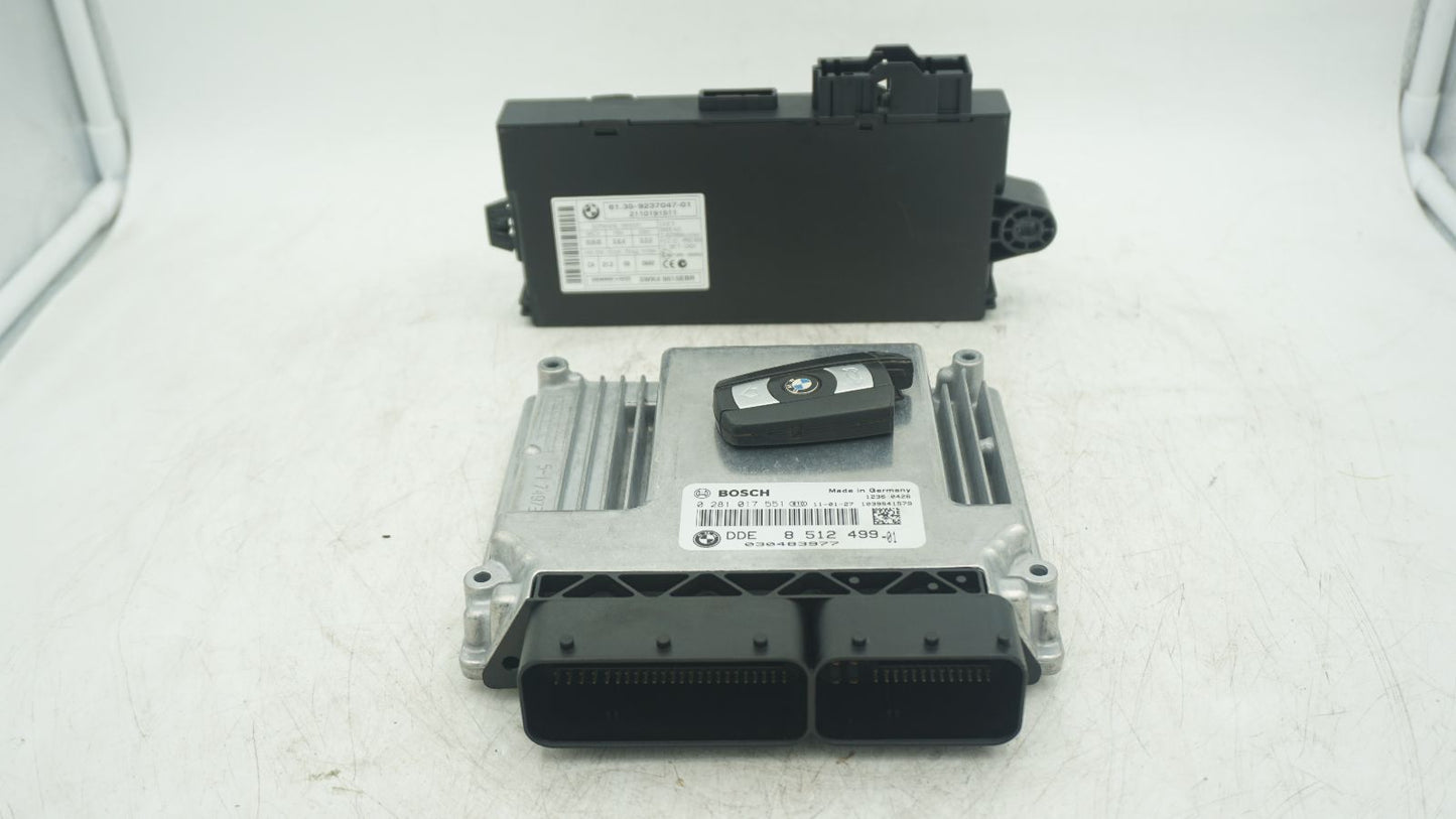 BMW 1 3 5 SERIES LCI E82 E87 E88 E90 N47 2.0 DME ECU CAS AND KEY SET CAS3