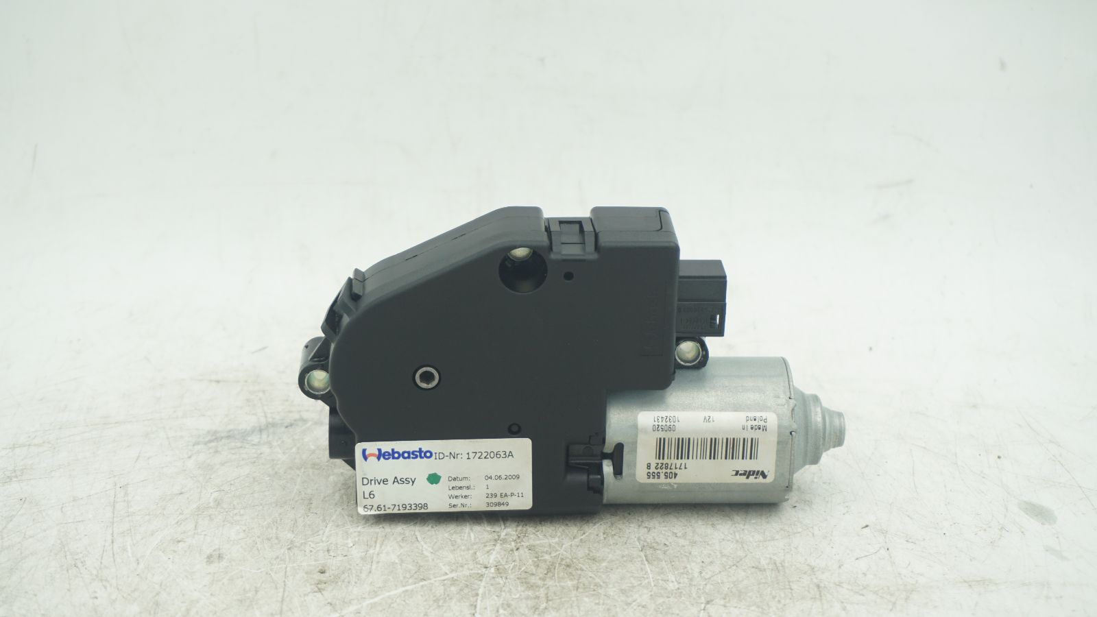 BMW 1 3 SERIES SUNROOF MOTOR 7193398