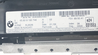 BMW 3 SERIES E90 E91 E92 E93 CCC RADIO SCREEN 9193748