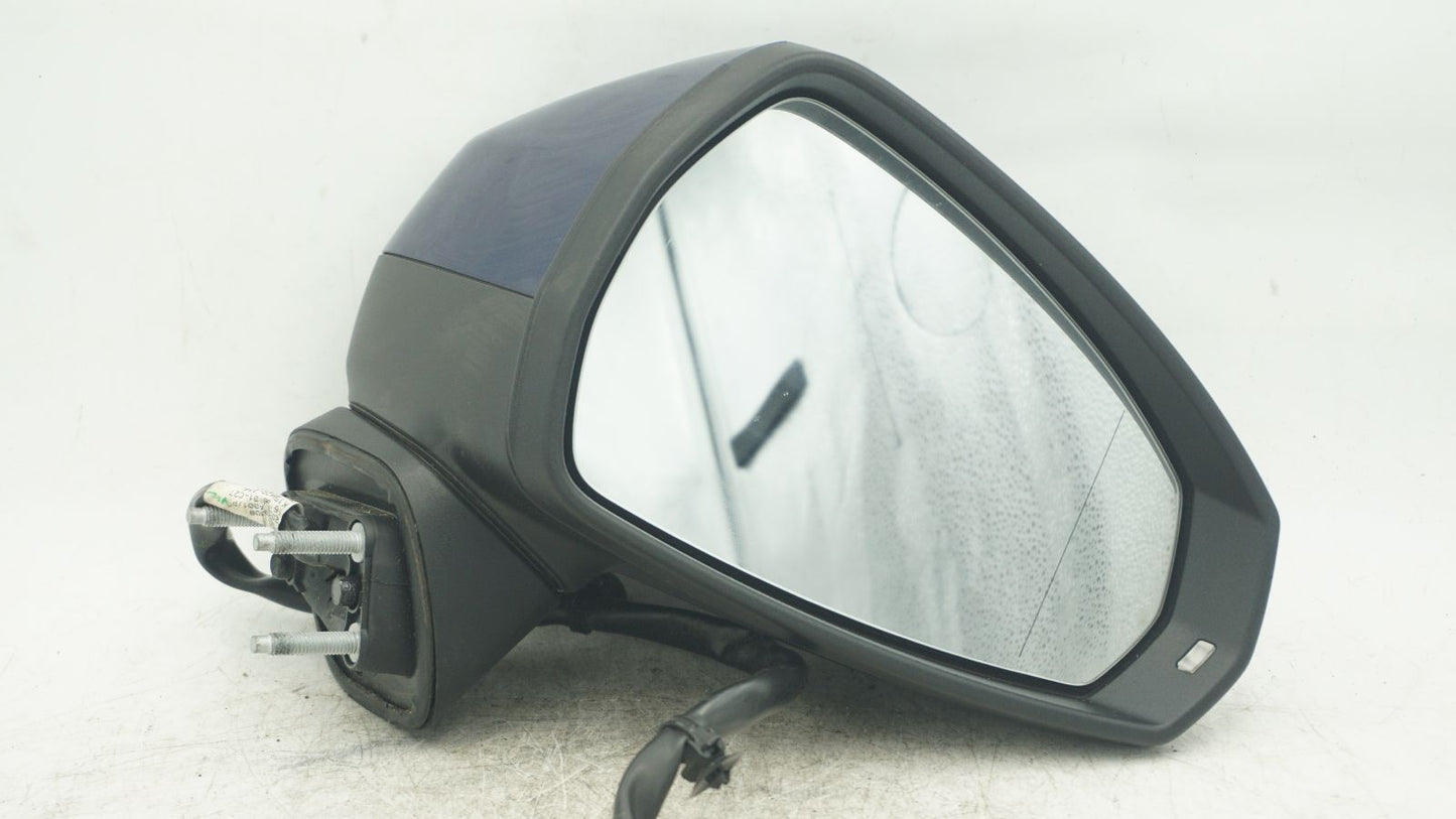 AUDI A3 8V RHS DRIVERS DOOR MIRROR 021262 BLUE